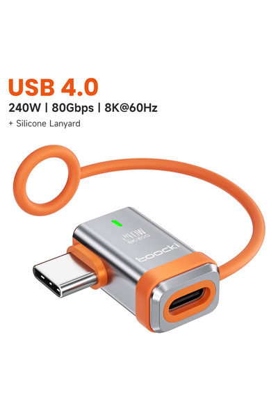 Choice toocki 90 Degree Toocki 240W OTG Adapter USB4.0 8K@60Hz 80Gbps Convert...