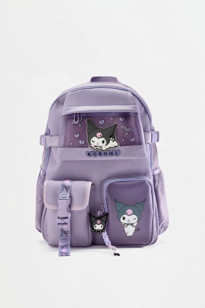 LEFTIES Kuromi ©SANRIO Çok Cepli Sırt Çantası