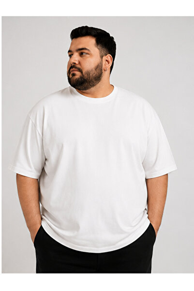 Battal Beden ( Büyük beden) %100 Pamuklu Unisex T-shirt