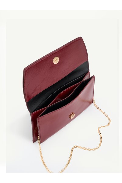 BAGS Women's Chain Strap Shoulder Bag – Stylish Magnetic Closure Daily & Evening Clutch Bag