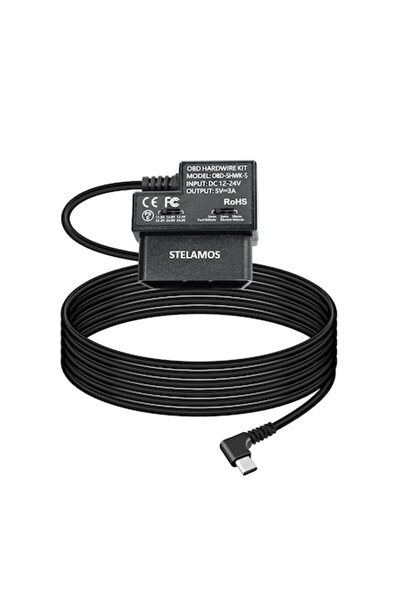 STELAMOS Kit de alimentare directă inteligent OBD pentru cameră de bord, moni...