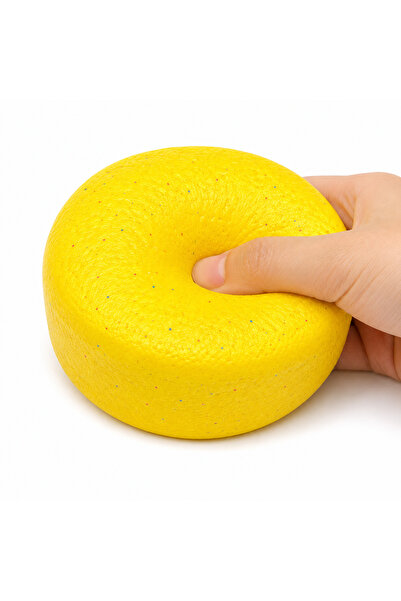 SHOP LIKE A PRO Toast Rotund Squishy Slow Rise, 10 cm, Super Moale, Jucărie A...
