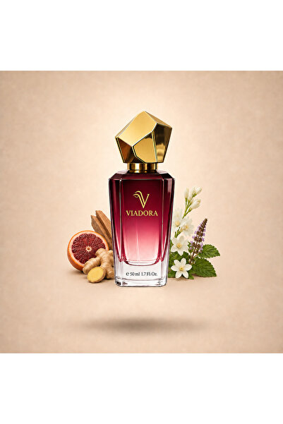 ViaDora F602 Kan Portakalı ve Sümbülteber Kadın Parfümü - 50 ml Eau De Parfum