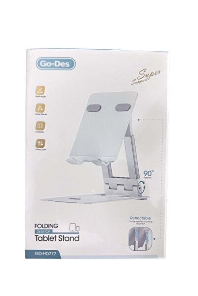 Go-Des GD-HD777 Foldable And Movable Desktop Stand With 90Degree Rotation Fit...