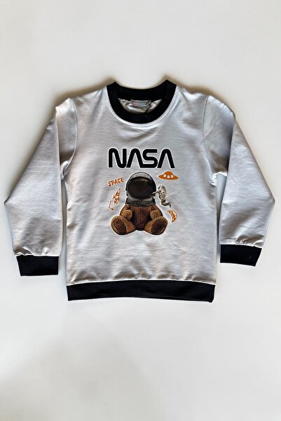 Minik Motion Set of 3 Children's Printed 2-Thread Combed Cotton Sweatshirts