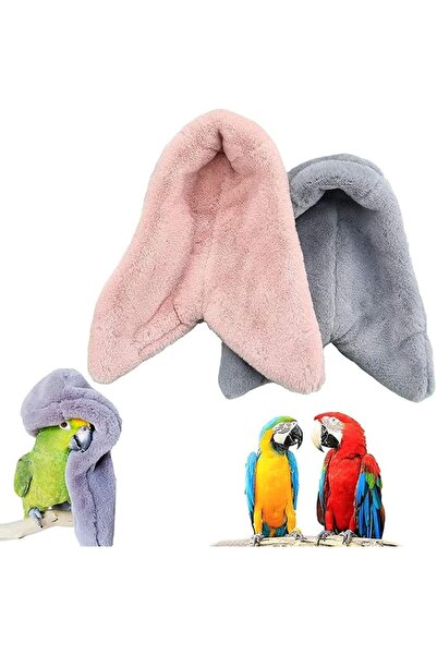MAKINGTEC Plush Bird Tent, Parrot Toy, Comfortable Corner Hanging Warm Blanke...