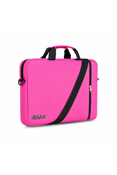 Classone XYZ Serisi XYZ-T26 15.6 inch Uyumlu Macbook , Laptop , Notebook El ve Omuz Çantası - Pembe
