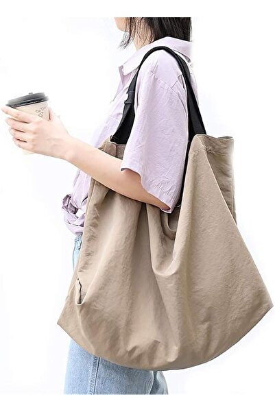GENERAL Simple One-Shoulder Canvas Bag, Simple Large-Capacity Handbag, Casual...