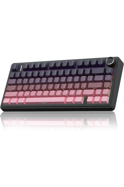 Aula F75 Wireless Mechanical Keyboard,Creamy Keyboard with RGB Backlit Hot Sw...
