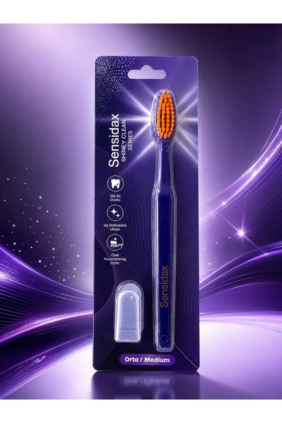 SENSİDAX Shiny Clean Series Toothbrush-Medium Medium