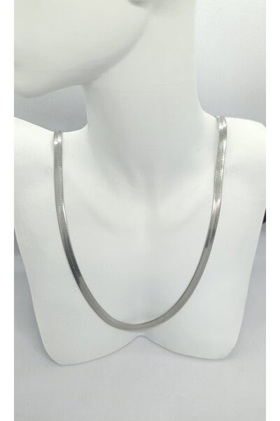 ndjewelry Milano Flat Italian Chain Necklace (60+6 cm)
