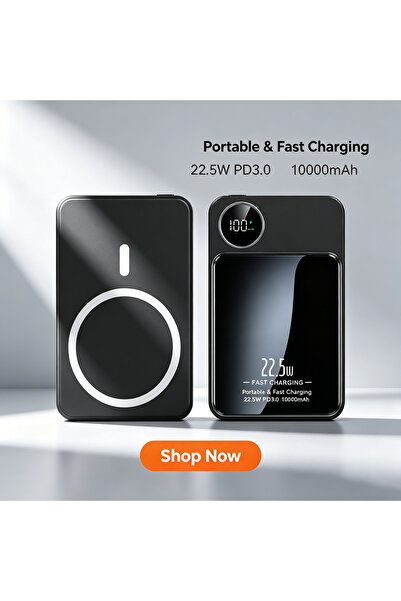 StarSuper Simple design, portable power 10000mAh bank, bidirectional fast cha...