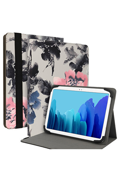 OEM Καθολική Θήκη Καμβά για Tablet 13'' - Παιώνιες