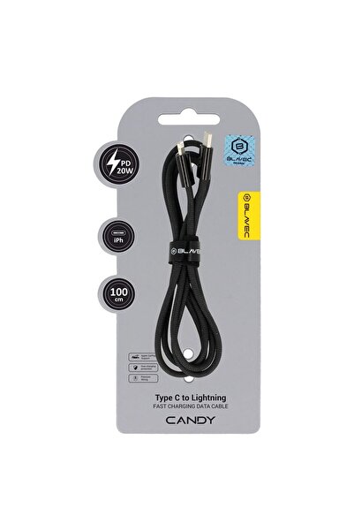 Blavec Candy Πλεγμένο Καλώδιο Δεδομένων και Γρήγορης Φόρτισης PD 20W 2.4A (CC...
