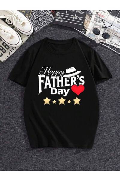 2BIR Day Stylish Graphic Tee, Casual Short Sleeve Crew Neck Loose Fit For "Ha...