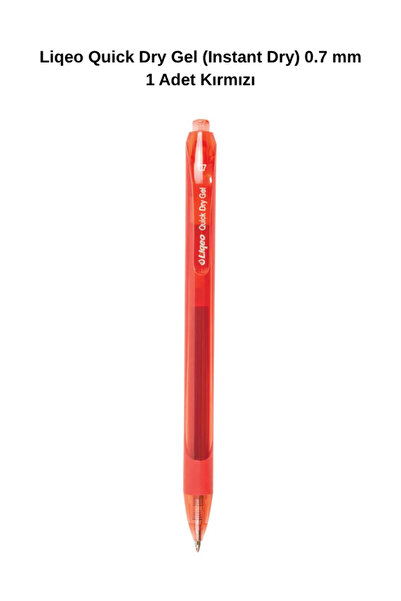 Dağtaş Kırtasiye Liqeo Quick Dry Gel (Instant Dry) 0.7 mm 1 Piece Red