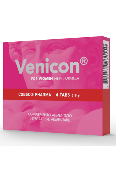 Cobeco Pharma COBECO - VENICON ΣΥΜΠΛΗΡΩΜΑ ΛΙΜΠΙΝΤΟ ΓΥΝΑΙΚΩΝ 4 ΚΑΨΟΥΛΕΣ