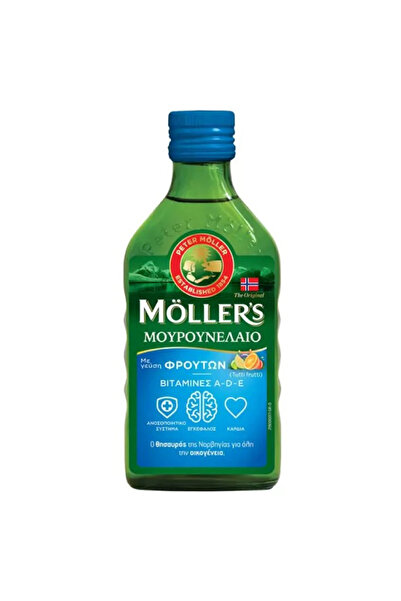 Möller's Moller's Έλαιο Συκωτού Μπακαλιάρου Γεύση Tutti Frutti 250ml