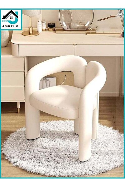 JOMILA Modern Minimalist Design Single Sofa - Comfy and Fluffy Vanity Chair, ...