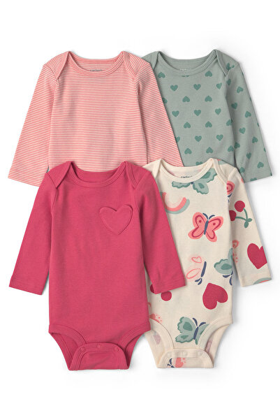 Carter's Baby Girl Multi-Pack Bodysuits Newborn-24 Months Multi-Color