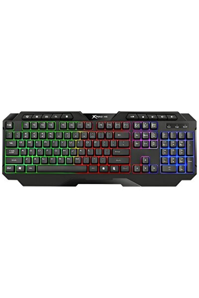 XTRIKE ME KB-306 Ενσύρματο πληκτρολόγιο gaming, USB, RGB ουράνιο τόξο, 114 πλ...