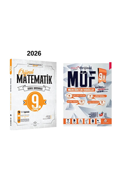 Orijinal Yayınları 2028 yeni Maarif Orijinal Mikro 9. Sınıf Matematik MÖF Mik...