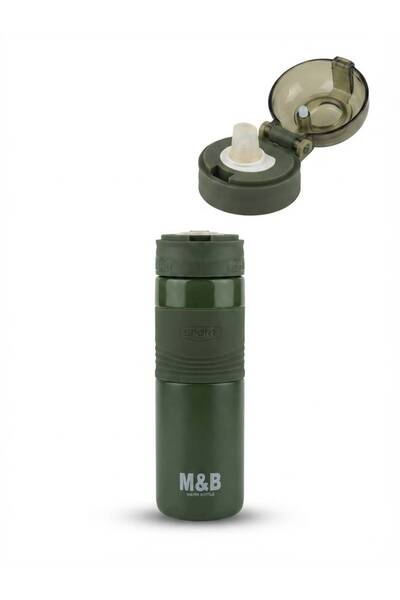 tüftürük 550 ml Tritan Stainless Steel Flask with Straw and Handle for Daily ...
