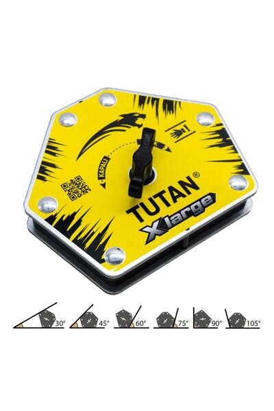 Titi Tutan Xlarge AÇ-KAPA Manyetik Açılı Kaynak Tutucu Mıknatıs Gönye
