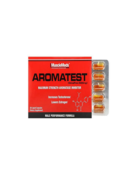 MuscleMeds Aromatest Test Booster & Aromatase Inhibitor Lowers Estrogen, Supp...