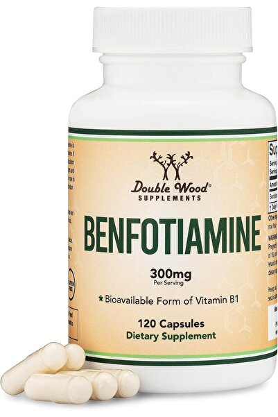 Double Wood Supplements Double Wood Benfotiamine 300Mg Thiamine B1 Levels Mor...