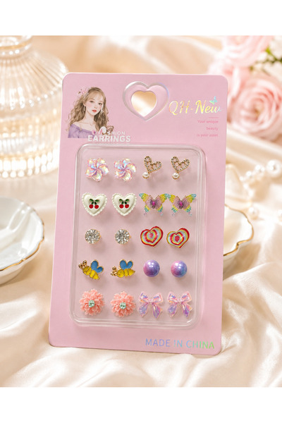Eloré Colorful Mixed Earring Set