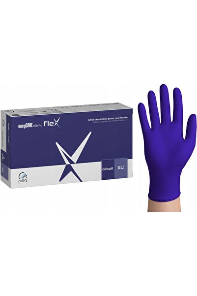 ZARYS Mănuși din nitril easyCARE nitrileFLEX cobalt roz[XL] 10 perechi x 100 ...