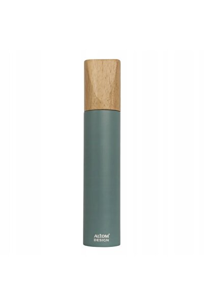 NO BRAND Râșniță manuală de piper și sare, din lemn, 26 cm, verde