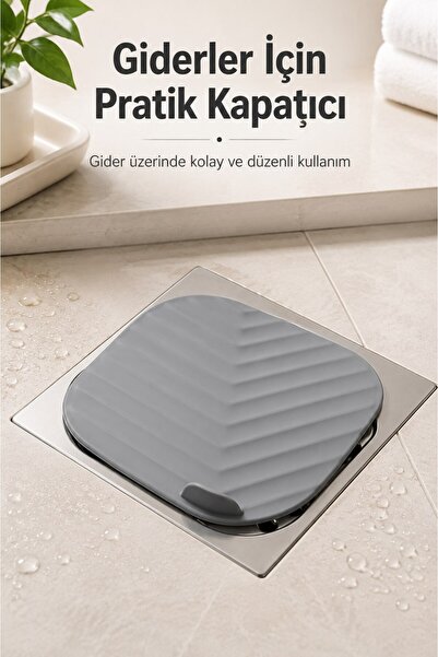 FLY LIFE Silicone Drain Cover Flexible Bathroom Shower Floor Drain Cover
