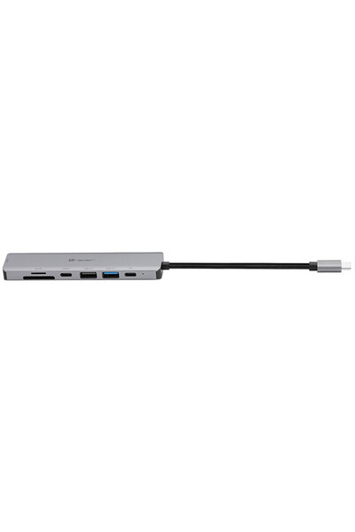 Tracer Cablu adaptor 7 în 1 A-2, USB Type-C cu cititor de carduri, HDMI 4K