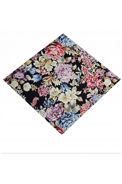 NO BRAND Față de masă serweta gobelin 90x90cm Black Garden