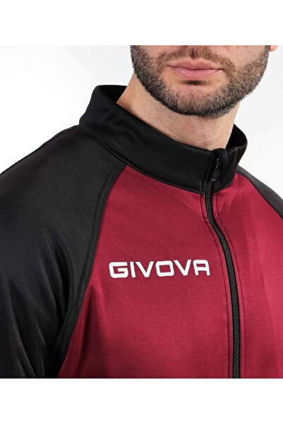 Givova Set trening pantaloni + jachetă TUTA CUBA bordo
