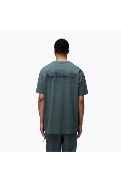NO BRAND Tricou bărbătesc Napapijri S-Albula verde urban S