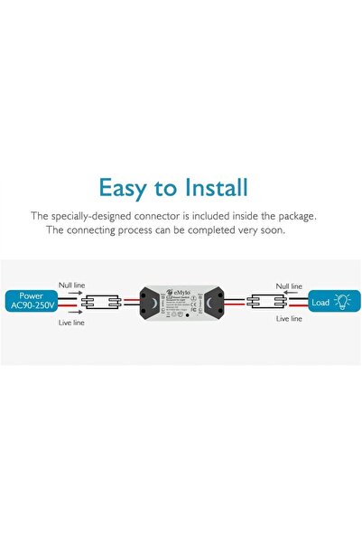 NO BRAND Comutator Emylo MORE SMART SOLUTIONS, 3 buc.