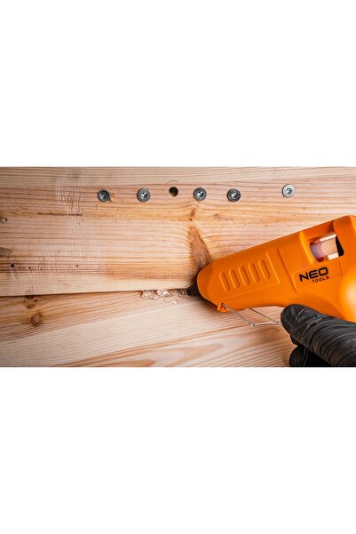 NEO Tools Pistol de lipit la cald 11mm + 90 batoane de lipici