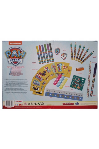 Sambro CALENDAR DE ADVENT PAW PATROL CU SURPRIZE ASORTATE
