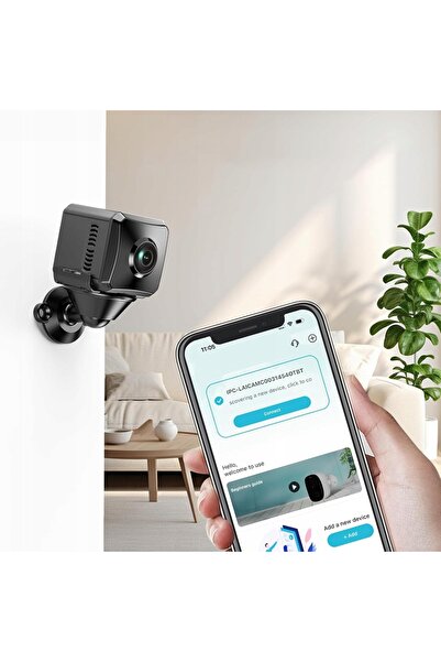 bedee Cameră mini WiFi 2.4G cu aplicație pentru monitorizare wireless multi-c...
