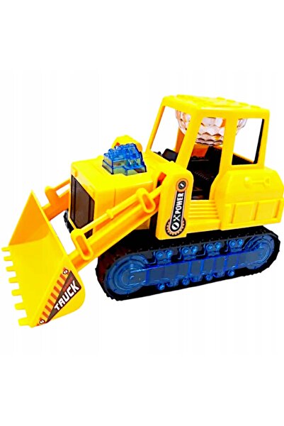 Toys SPYCHACZ BULLDOZER EXCAVATOR VEHICUL DE CONSTRUCȚII CU LUMINI, SUNEȚE ȘI...