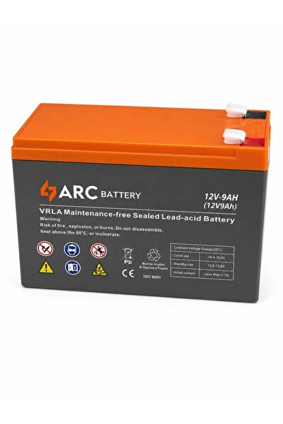 Battery 12V 9Ah Bakımsız Kuru Akü VRLA UPS Güç Kaynağı Aküsü