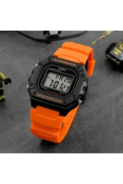 Casio Ceas bărbătesc robust Casio-W-218H-4B2VEF