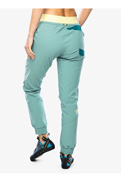 La Sportiva Pantaloni de cățărare pentru femei Mantra Pant - juniper/everglade