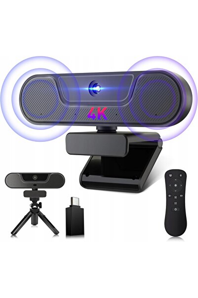 NO BRAND Cameră web Vizolink V20 4K UHD cu microfon și difuzor, 4K/25FPS