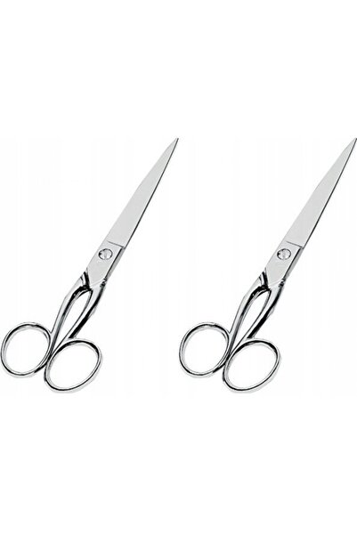 NO BRAND Foarfece de birou leniar din oțel inoxidabil 17.8cm x2
