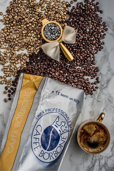 NO BRAND Cafea boabe Borbone Miscela BLU 1 kg, cu gust pronunțat și aromată, ...