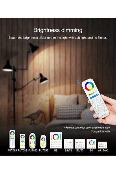 NO BRAND 1X Bec LED RGBCCT E14 FUT108 Milight FUT092